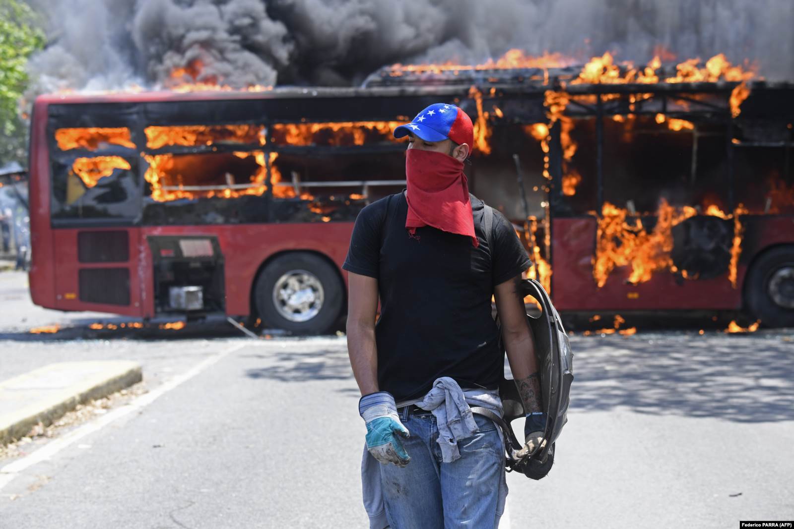Протесты в Каракасе, 9 мая 2019 года. Фото: Reuters