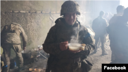 Морпех Максим Полупанов на позициях под Мариуполем, февраль 2022 года. Из личного архива Полупанова